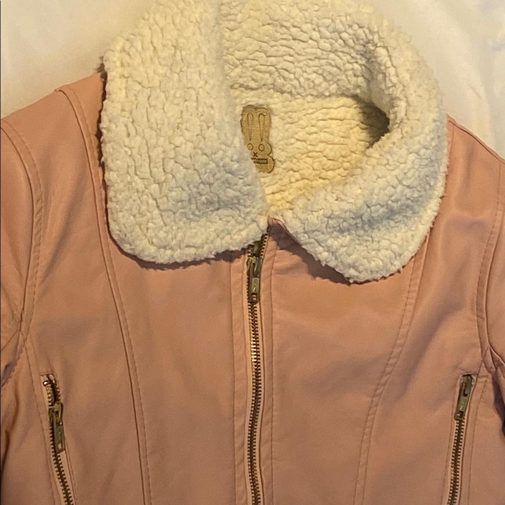 Pink Leather Jacket